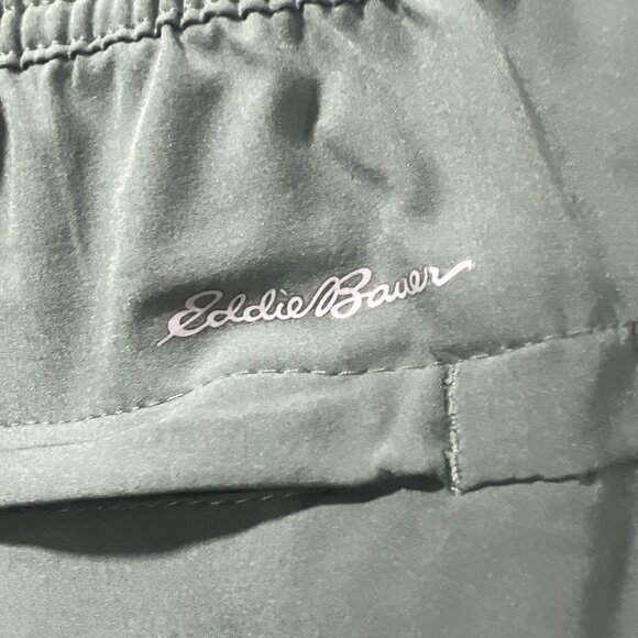 Eddie Bauer Ladies Traveler‎ Pant Medium Green High Rise Active Outdoor Trail - Picture 9 of 14